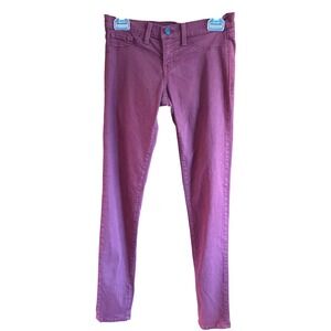 Flying Monkey Burgundy Skinny Women's Jeans Size 26 Made‎ in USA